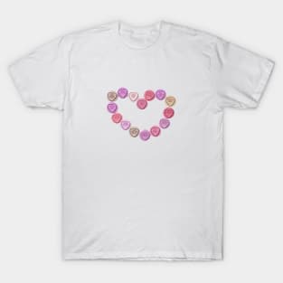 Hate you love hearts T-Shirt